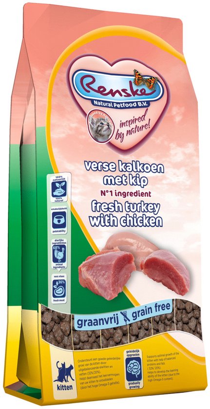 Renske - Kitten Verse Kalkoen&Kip - 400g