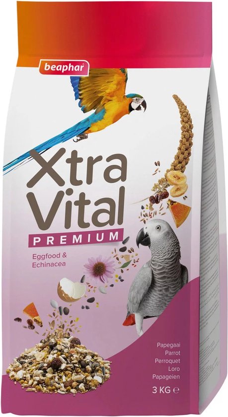 Beaphar - Xtra Vital Papegaaienvoer - Vogelvoer - 3kg