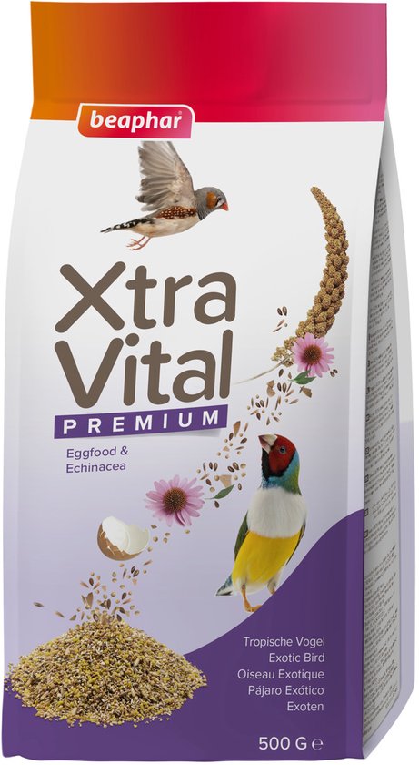 Beaphar - Xtravital Tropische Vogel - Vogelvoer - 500g
