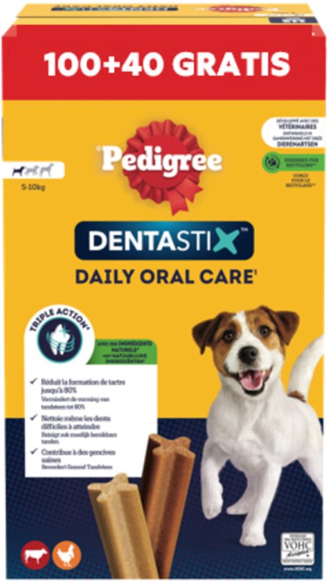 Pedigree - Hondensnack Multipack Dentastix S - 100 + 40 stuks
