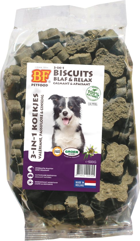 Biofood - Bf 3 In 1 Koekjes - Hondensnacks - Kruiden 500g