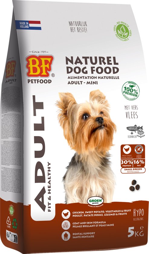 Biofood - Hondenvoer BF Petfood - Graanvrij, Rijk aan Kip - Small Breed 5kg