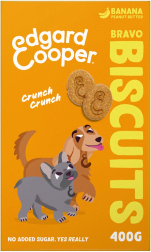 Edgard & Cooper - Biscuit - Hondensnacks - Banaan 400g