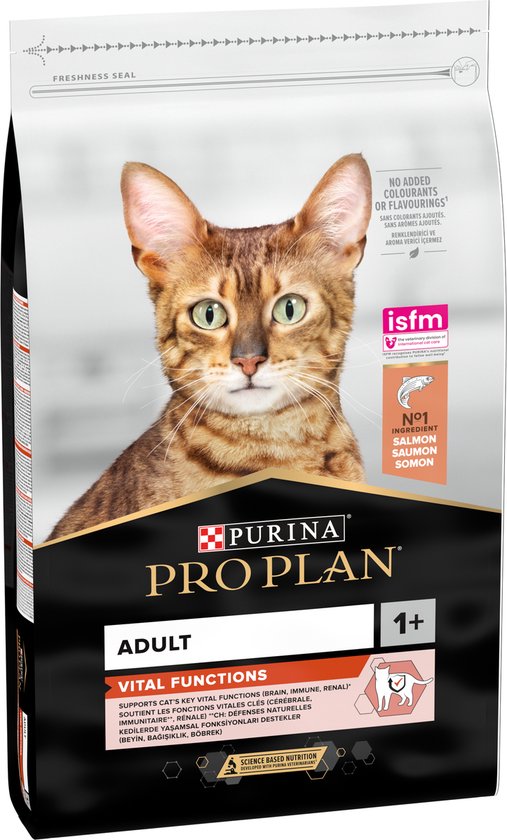 Pro Plan - Adult Vital Functions - Kattenvoer - Zalm - 10kg