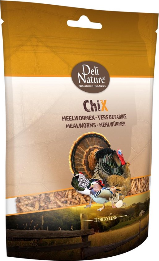 Deli Nature - Chix Meelwormen - 200g
