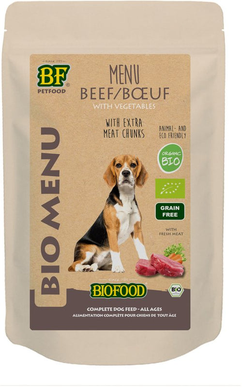 Biofood - Bf Organic Menu 150g - Hondenvoer - Rund Pouch