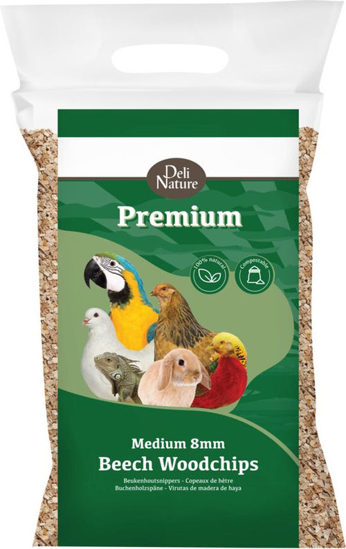 Deli Nature - Premium Beukenhoutsnippers 8 mm Midden