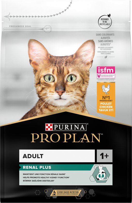Pro plan - Adult Renal Plus - Kattenvoer - Kip - 3kg