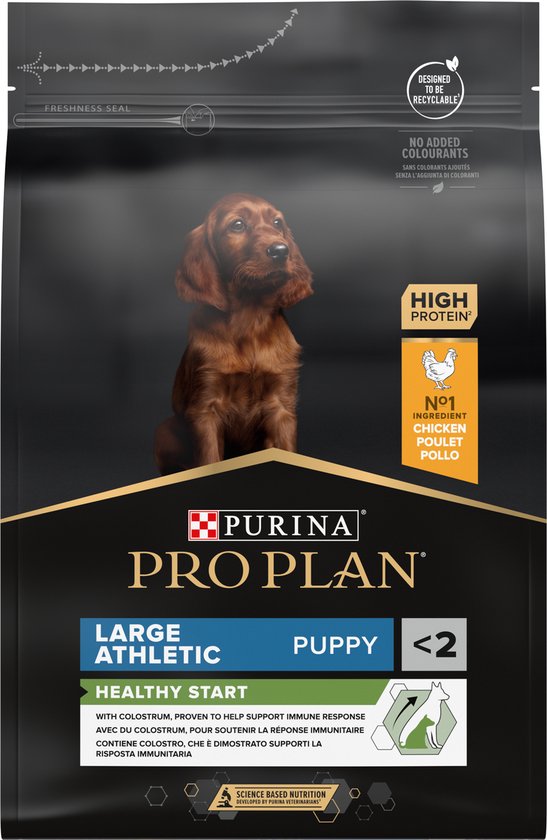 Pro Plan - Healthy Start Puppy Large Athletic - Hondenvoer - Kip - 3kg