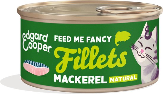 Edgard & Cooper - Cat Fillets Mackarel - 1 x 70g - Natvoeding Kat