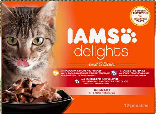 Iams - Delights Land Collection 12 x 85g