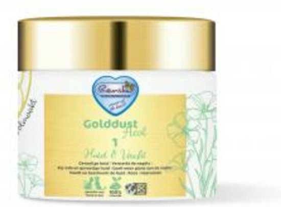 Renske - Golddust Heal - Voedingssupplement Huid en Vacht - 250g Natuurlijk Omega - 3 Supplement