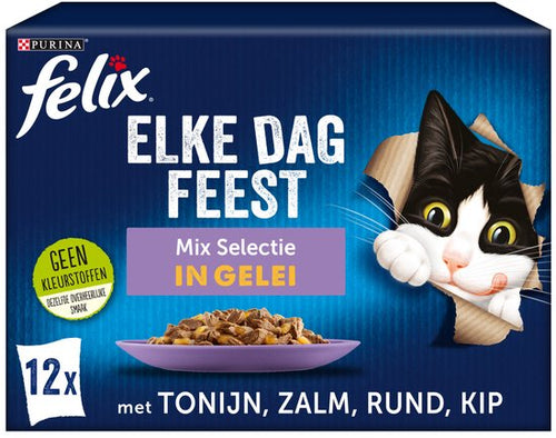 Felix - Elke Dag Feest Mix Selectie in Gelei 12 x 85g