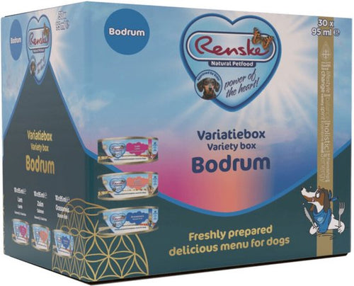 Renske - Variatie Box Bodrum - Oceaanvis Zalm Lam 30x90g Glutenvrij