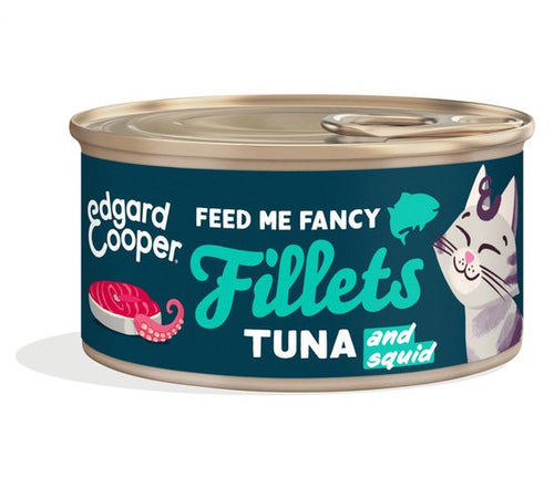 Edgard & Cooper - Kattenvoer Fillets Tonijn - Inktvis 70g