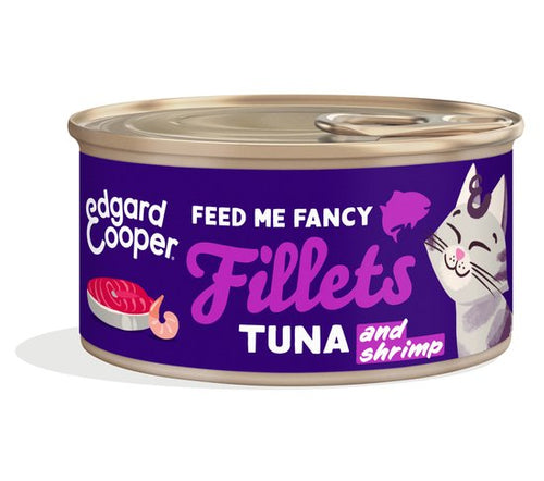 Edgard & Cooper - Kattenvoer Fillets Tonijn - Garnaal 70g