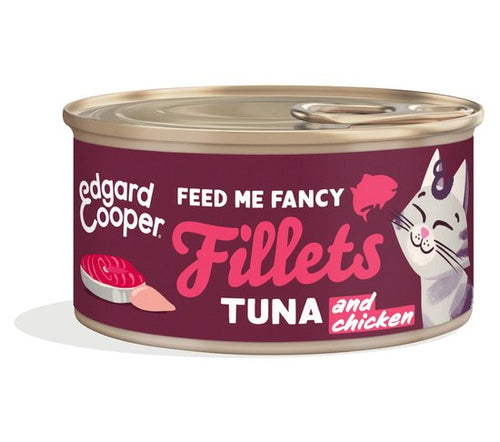 Edgard & Cooper - Kattenvoer Fillets Tonijn - Kip 70g