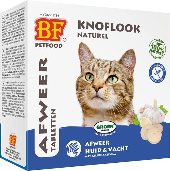 Biofood - BF Petfood - Kattensnoepjes - Knoflook - Naturel - 100 st