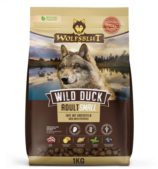 Wolfsblut - Wild Duck Adult S - Breed - 1kg