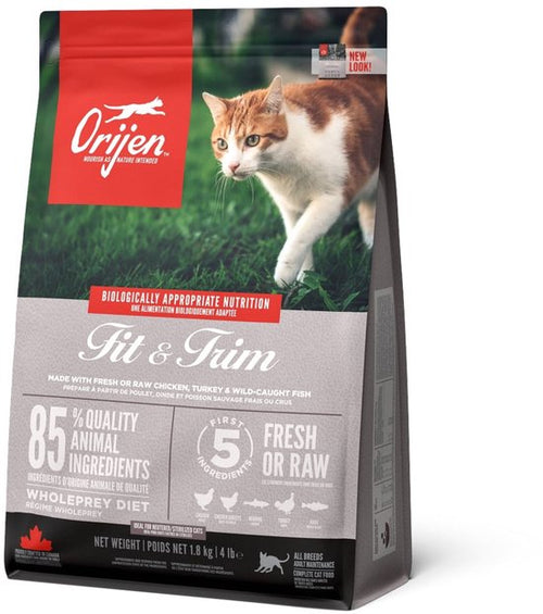 Orijen - Whole Prey Fit & Trim Cat Kip&Kalkoen - Kattenvoer - 1.8kg