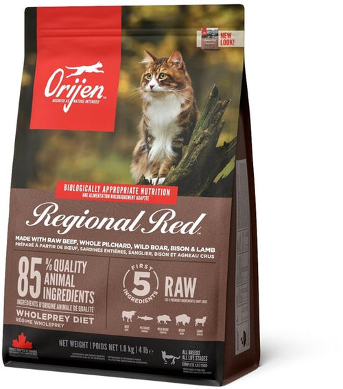 Orijen - Whole Prey Regional Red Cat - Rund & Zwijn - Kattenvoer - 1.8kg