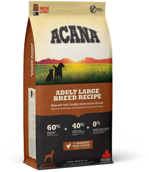 Acana - Hondenvoer Adult Large Breed - Grote Brokjes, Graanvrij - 17kg