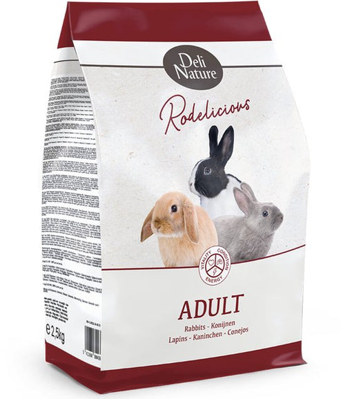 Deli Nature - Konijnenvoer Rodelicious Adult - 12,5kg