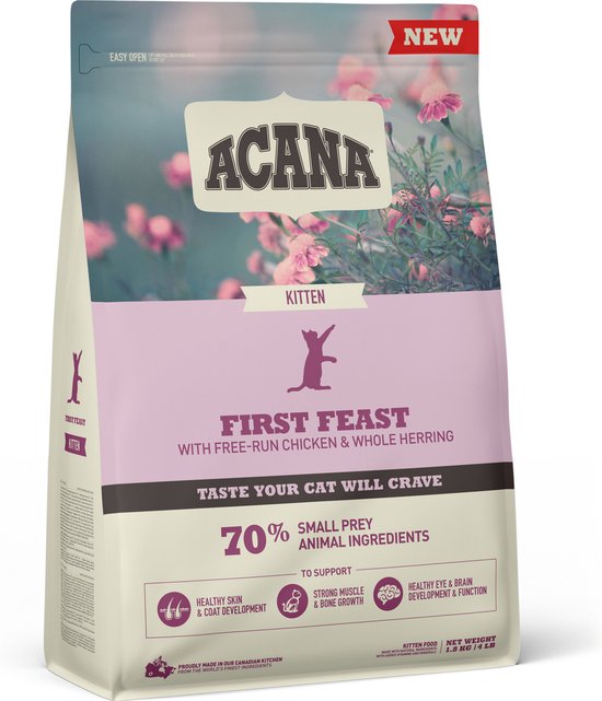 Acana - Kitten First Feast Kip&Haring - Kattenvoer - 1.8kg