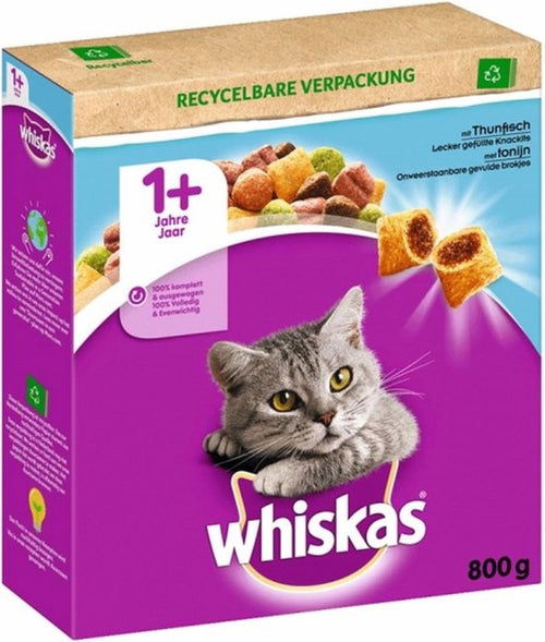 Whiskas - Brokjes Adult - Kattenvoer - Tonijn 800g