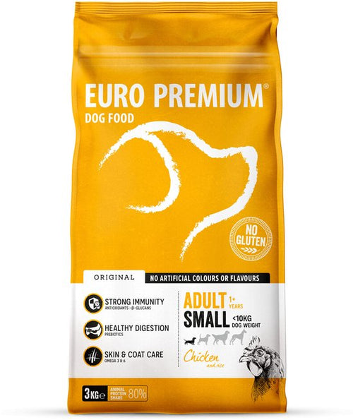 Euro - Premium - Adult Small Kip - Rijst 3kg
