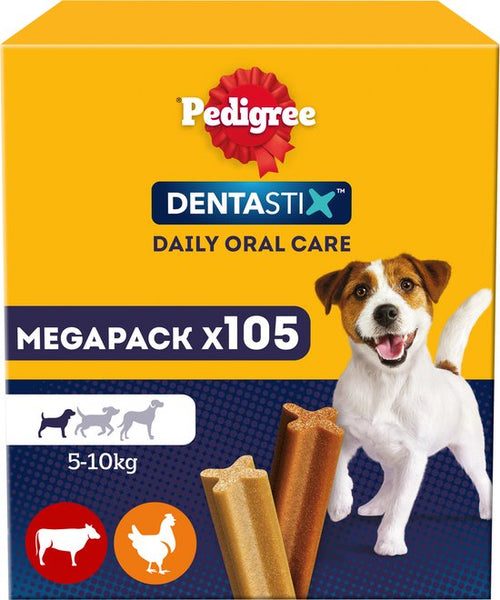 Pedigree - Dentastix - Kleine Hond - Gebitsverzorging - 105 Kauwsnacks