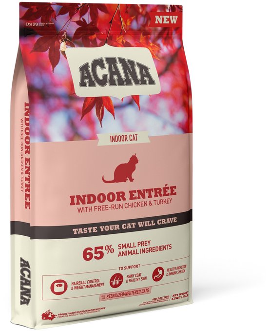 Acana - Cat Indoor Entrée Kip&Haring - Kattenvoer - 4.5kg