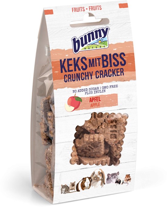 Bunny - Nature Crunchy Cracker Appel 50g