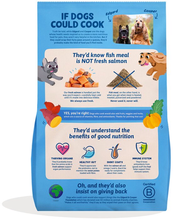 Edgard & Cooper - Edgard&Cooper Small Adult Dog Zalm - Hondenvoer - 3kg