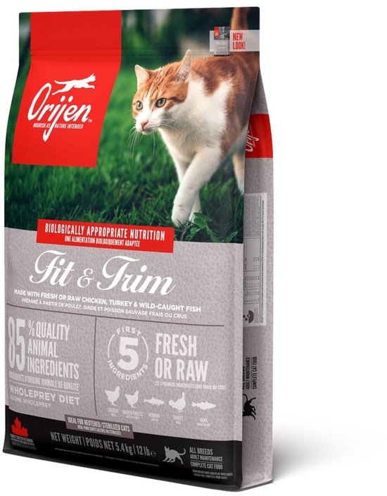 Orijen - Cat Fit & Trim - Kattenvoer - 5.4kg - Graanvrij - Hoog Eiwit