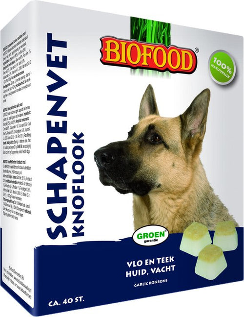 Biofood - Schapenvet Maxi Bonbons Knoflook 40 ST