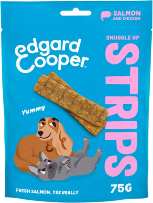 Edgard & Cooper - Strips 75g - Hondensnacks - Zalm