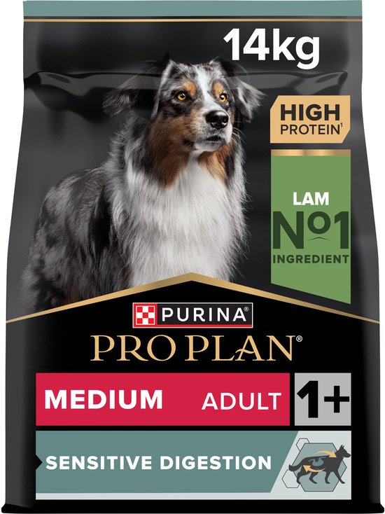 Pro Plan - Sensitive Digestion Medium Adult - Hondenvoer - Lam - 14kg
