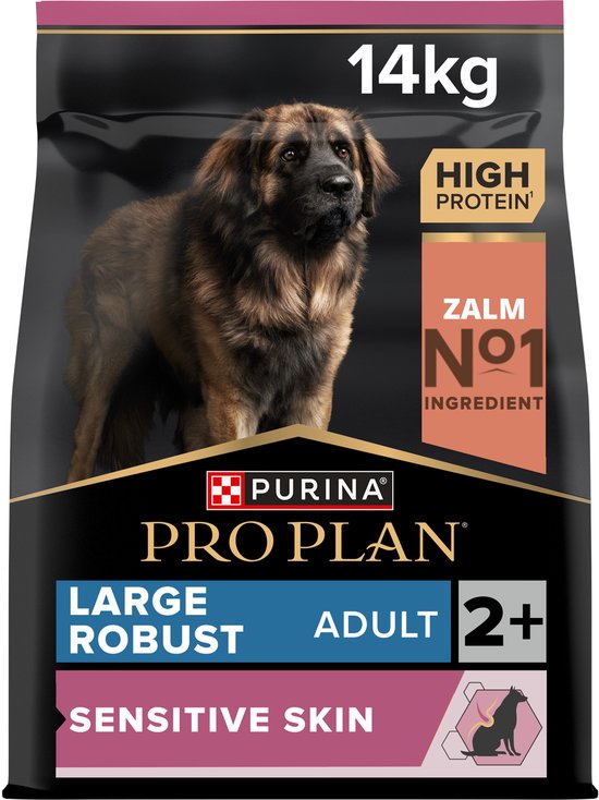 Pro Plan - Sensitive Skin Large Robust Adult - Hondenvoer - Zalm - 14kg