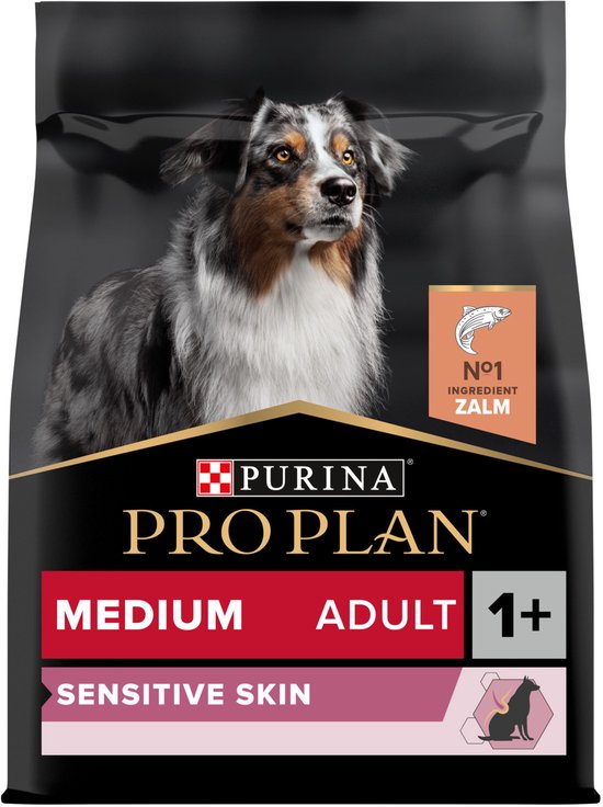 Pro Plan - Medium Adult Sensitive Skin - Hondenvoer - Zalm - 3kg