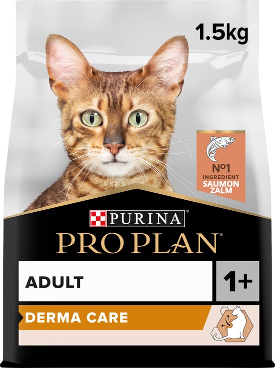 Pro Plan - Elegant Adult Derma Care - Kattenvoer Droogvoer - Zalm - 1.5kg
