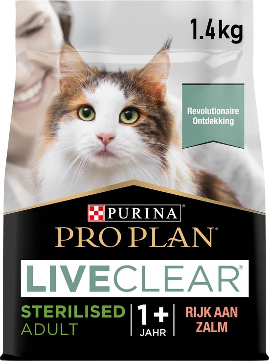 Pro Plan - Adult LiveClear - Kattenvoer Droogvoer - Zalm - 1.4kg