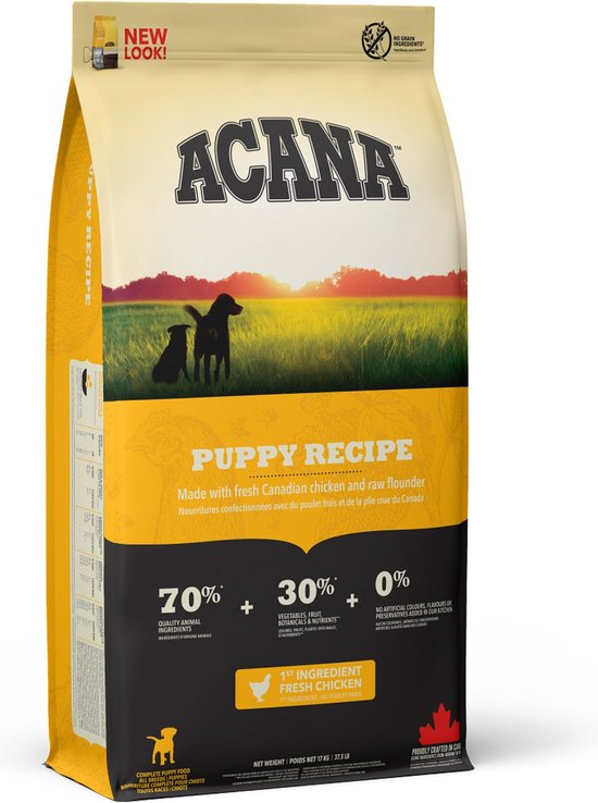 Acana - Hondenvoer Acana - Puppy Zonder Granen - 17kg, Rijk aan Eiwitten, Geschikt voor Puppy’s 9 - 25kg
