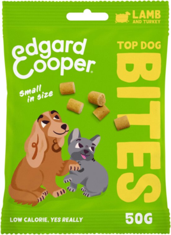 Edgard & Cooper - Bites Small 50g - Hondensnacks - Lam