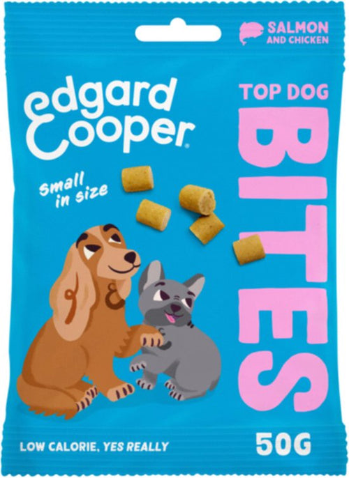 Edgard & Cooper - Bites Small 50g - Hondensnacks - Zalm