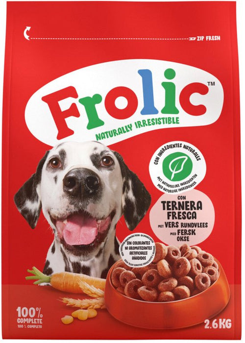 Frolic - Droog Rund - Hondenvoer - 2.6kg
