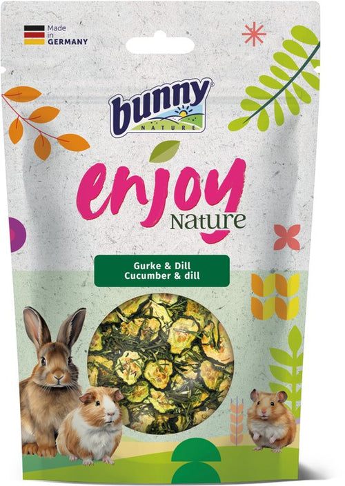 Bunny - Nature Snack - Komkommer Dille - 100% Natuurlijke Ingrediënten, 40g