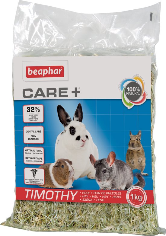 Beaphar - Care+ Timothy Hooi 1kg - 1 stuks