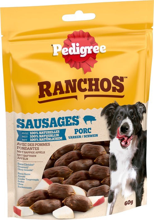 Pedigree - Ranchos Sausages Hondensnack 60g