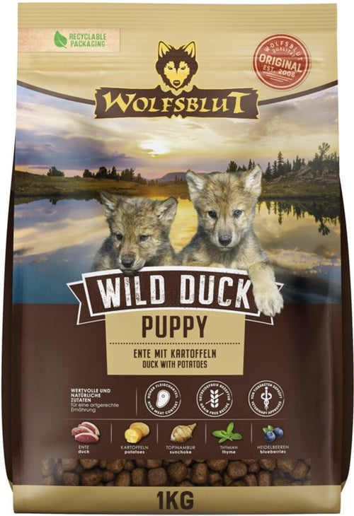 Wolfsblut - Wild Duck Puppy - 1kg